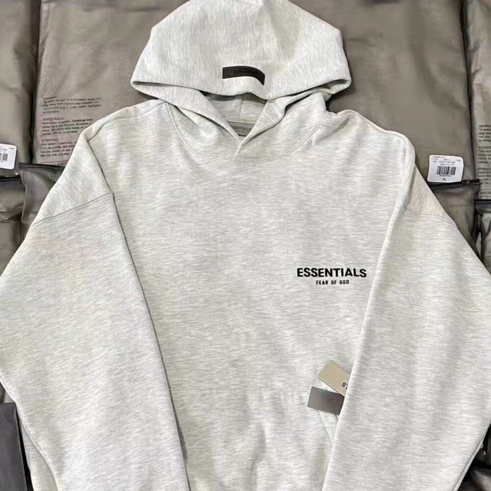 Essentials Light Gray Hoodie